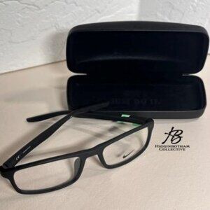 New with Tags NIKE 7119 matte black 001 Eyeglasses 53-17-140 w/ Case